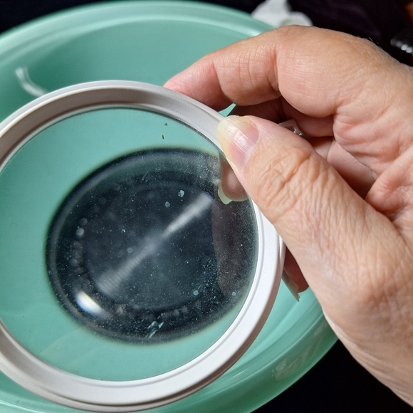 PYREX MIXING BOWL MINT GREEN CLEAR BOTTOM 2.5 - Picture 9 of 17